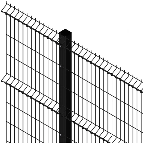 Picture of 1.2m High V Mesh 45 Security Fencing  Kit | Durable & Attractive Boundaries | Dig In (Inground) | Base Plated