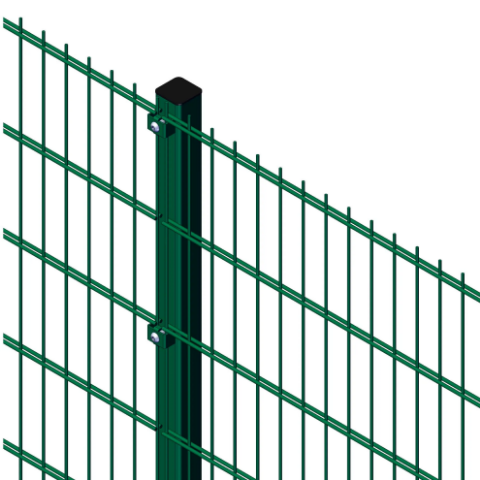 Picture of 1.2m High 656 Twin Wire Mesh Fencing Kit (2.5m) | Anti-Climb, High Security, Durable & Attractive | Dig-In & Base Plated Options