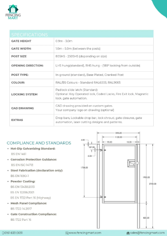Picture of SLG Prison Mesh Gate - Multisize
